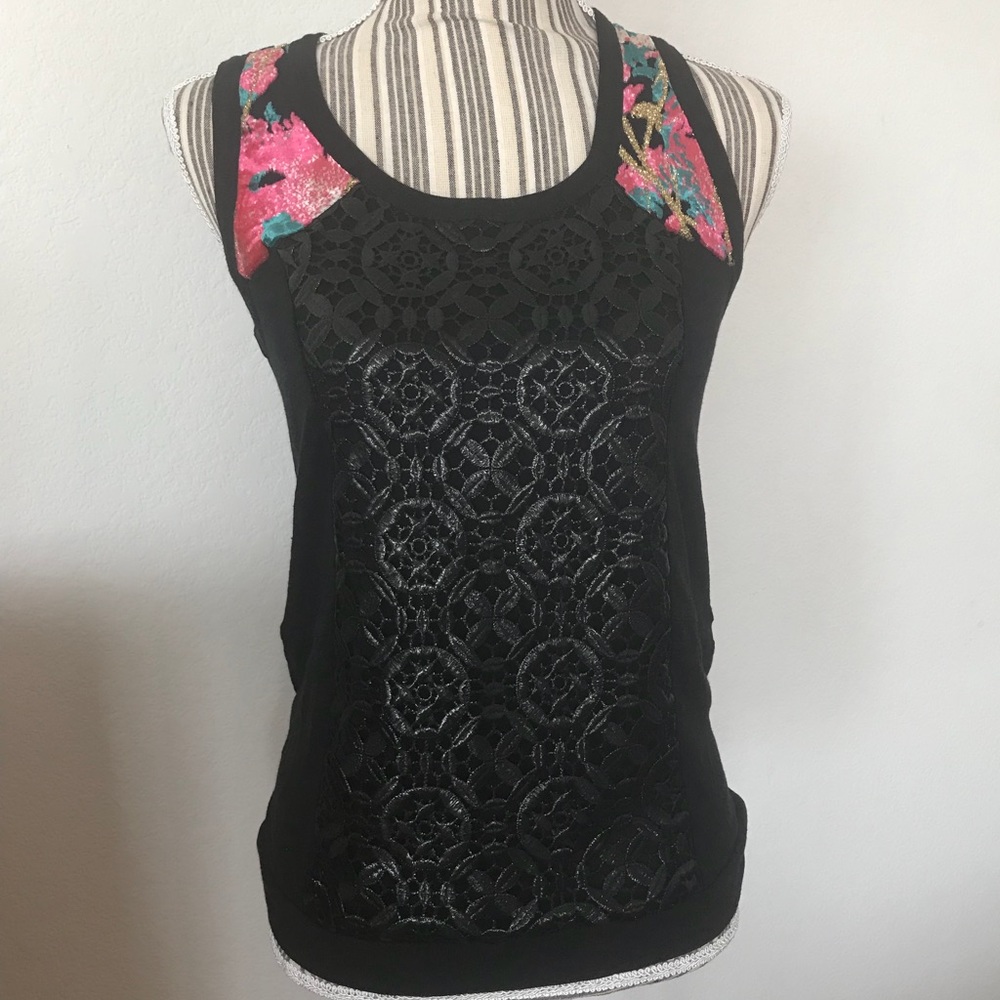 NWOT Custo Barcelona Black Top